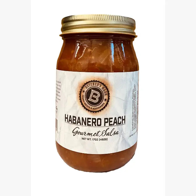 Butcher's Mark Habanero Peach Gourmet Salsa