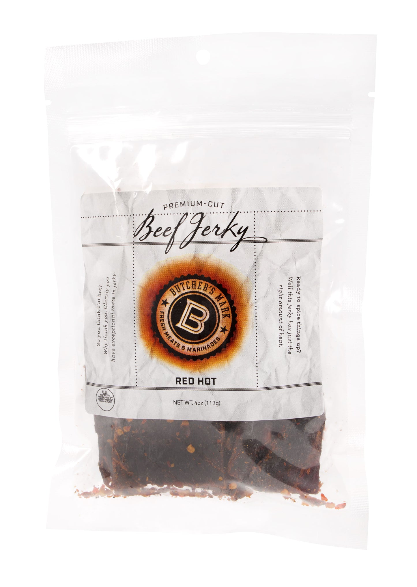 Butcher's Mark Red Hot Beef Jerky