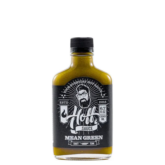 Hoff & Pepper Mean Green - Hoff's Green Jalapeno Hot Sauce