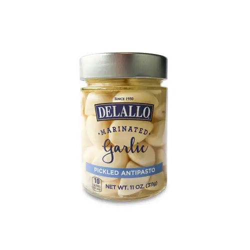 DeLallo Marinated Pickled Whole Garlic